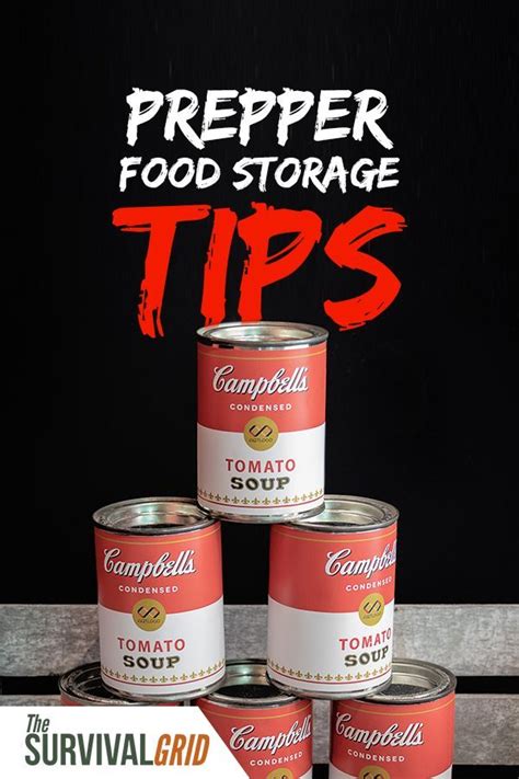 Prepper Food Storage Tips | Preppers food storage, Prepper food, Food ...