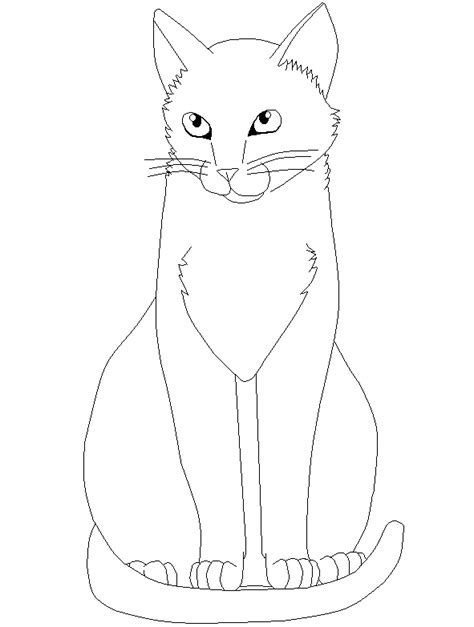Drawing Of A Cat Sitting - Cat Meme Stock Pictures and Photos