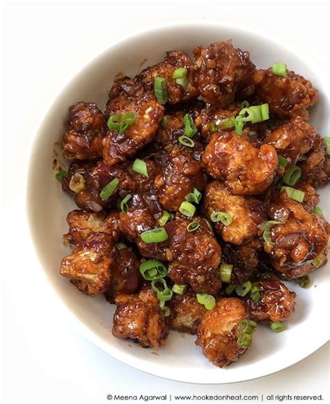 Gobi Manchurian (Cauliflower Manchurian) - Hakka-style - Hooked on Heat