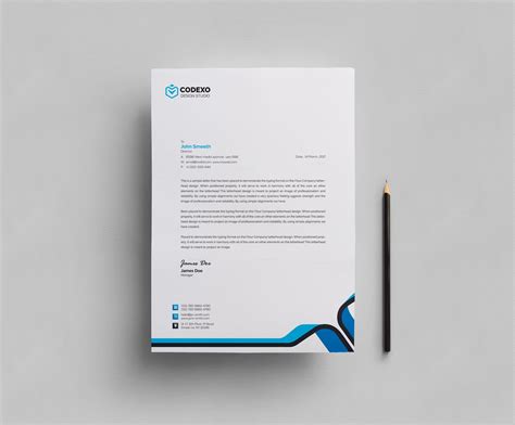 Plain Letterhead Design Template $5.00 https://templatesengine.com ...