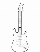 Electric Guitar Coloring Page At GetColoringscom  Free Printable sketch template