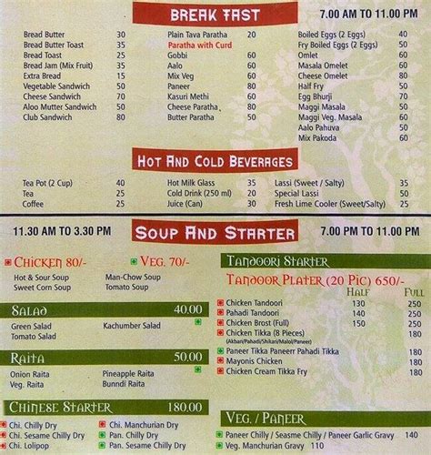 NaNo Menu, Menu for NaNo, Sarkhej, Ahmedabad - Zomato