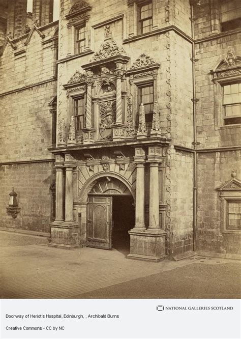 Doorway of Heriot's Hospital, Edinburgh | National Galleries of Scotland