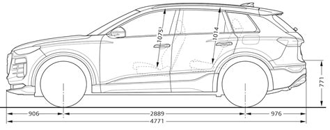 Audi Q6 e-tron dimensions :: electrichasgoneaudi.net