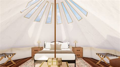 Glamping Design and 3D Rendering on Behance