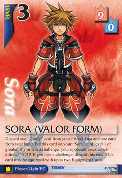 Card:Sora (Valor Form) - Kingdom Hearts Wiki, the Kingdom Hearts encyclopedia