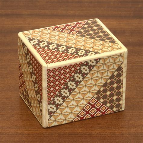 Mosaic Secret Wooden Puzzle Box- Large | Bits and Pieces