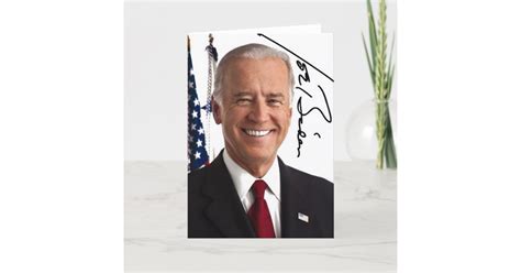 Joe Biden Signature Greeting Card | Zazzle.com