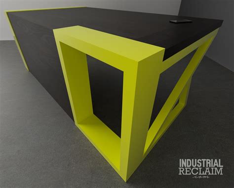 Portal Desk. Clean, Modern, Different. IndustrialReclaim.com | Muebles geométricos, Muebles de ...