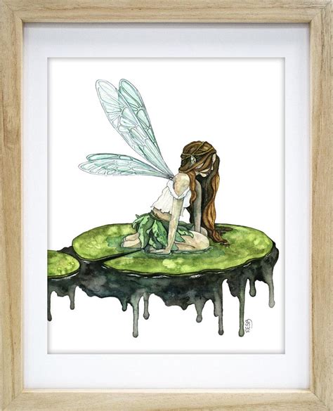 Watercolor Fairy Painting Watercolor Painting Fairy Print - Etsy