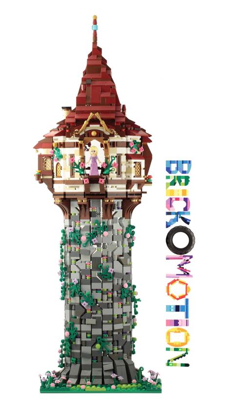 LEGO Rapunzel's Tower (front side) | Rapunzel tower, Lego pictures, Lego disney princess