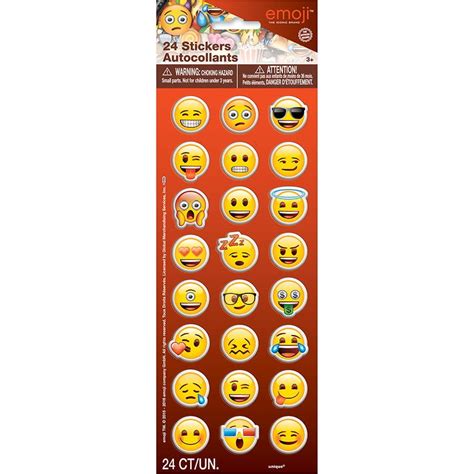 Emoji Puffy Sticker Sheet, 1ct - Walmart.com - Walmart.com