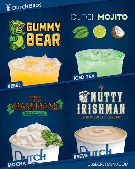 dutch bros tea menu