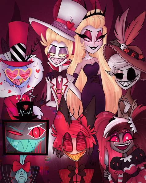 Powerful demons (@kat_arts on Twitter) : r/HazbinHotel