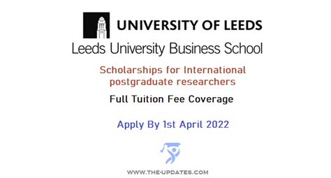 Scholarships for International Students at Leeds University Business School