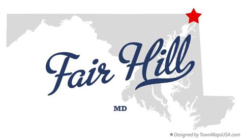 Map of Fair Hill, MD, Maryland