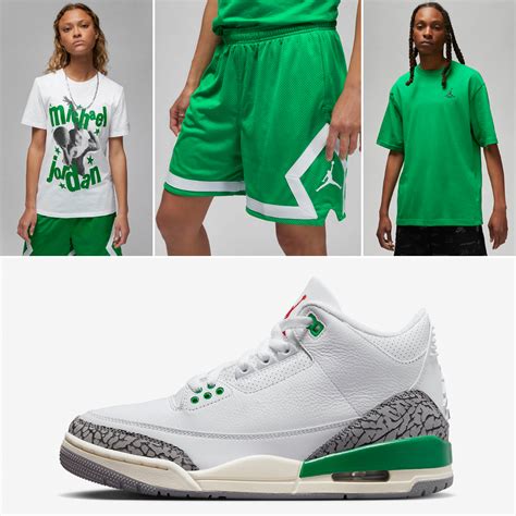 Air Jordan 3 Lucky Green Shirts Hats Clothing Outfits