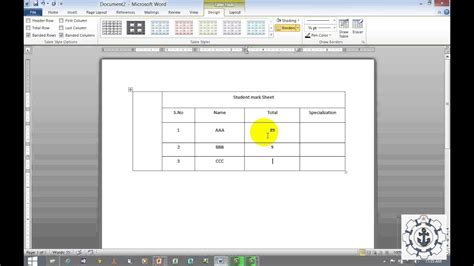 #️⃣📢📣Introduction to tables in Microsoft Word.👩💻👨💻 - YouTube