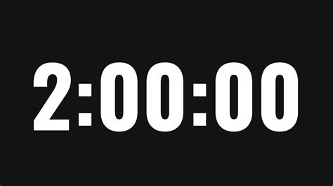 Timer For 2 Hour