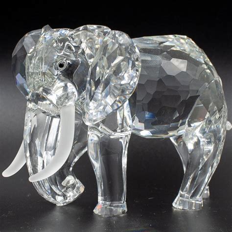 Sold at Auction: Swarovski Crystal Elephant Figurine