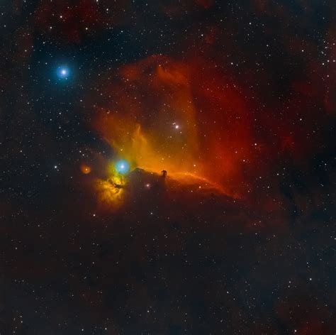 Horsehead Nebula and Flame Nebula | Telescope Live