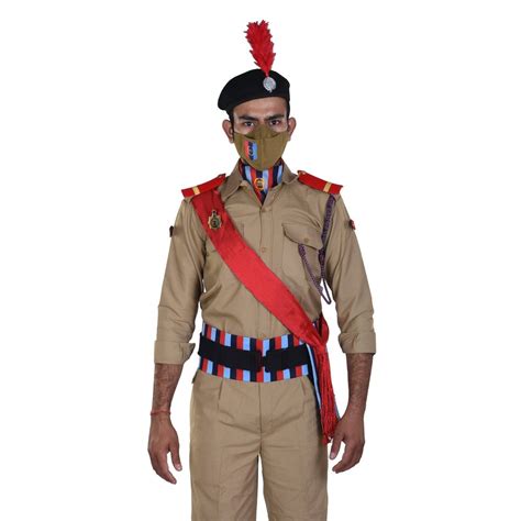 Society Centre Khakhi NCC Uniforms Set, For School And Home Guard at Rs ...