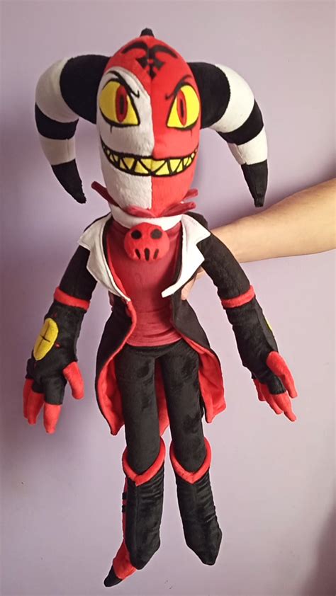 Blitzo. Helluva Boss. Hazbin hotel. Large plush toy. Size 25.5 inch | eBay