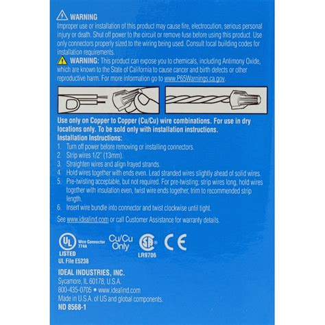 IDEAL Wire Connectors Tan (500-Pack) 30-641J at Lowes.com