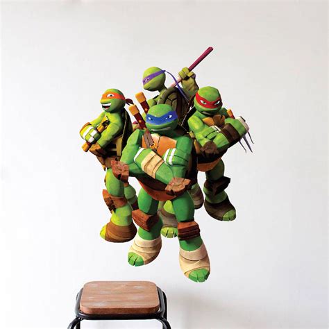 Ninja Turtle Wall Decal Murals - Ninja Turtles Bedroom Designs - Wallpaper for Kids Room ...