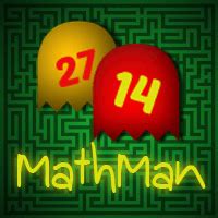 MathMan Math Games Series | PacMan like math Games | Cool Math Games