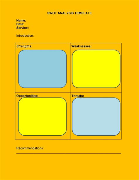 40 Powerful SWOT Analysis Templates & Examples