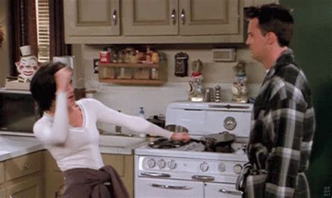 Monica Geller GIF - Monica Geller Train - Discover & Share GIFs