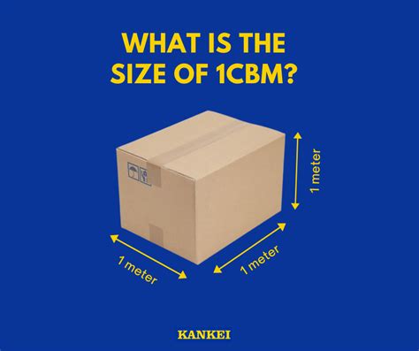 Kankei - CBM, or cubic meter, is the freight volume of the...