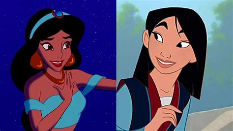 Princess Jasmine sings Mulan's "Reflection" song / Disney Crossover - YouTube