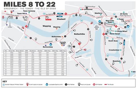 London Marathon route map: How to watch London Marathon - where to watch ALL the action | UK ...