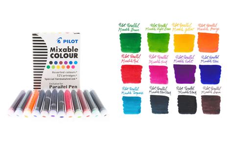 Pilot Parallel Mixable Colour Assorted Pack - Ink Cartridges – The ...