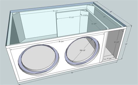 Blueprint subwoofer box design for 12 inch - polizbreak