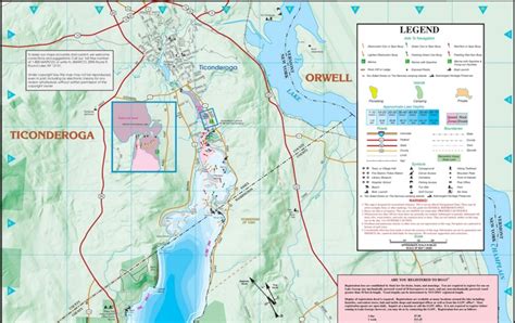 Large detailed tourist map of Lake George (part-1, North) - Ontheworldmap.com