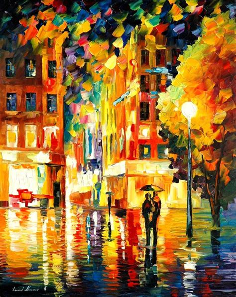 New York oil painting Night In New York cityscape painting | Etsy