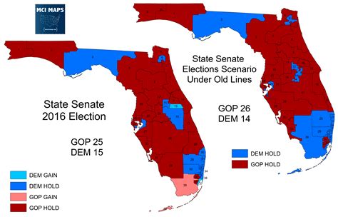 Presidential Results by Florida Senate District and the Impact of ...