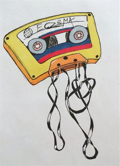 Music Tattoo, Music Art, Walkman, Graffiti, Cassette Tape, Draw, To Draw, Sketches, Painting