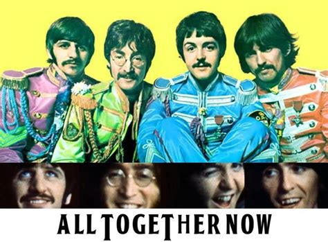 The Beatles♥♥All Together Now! | Beatles sgt pepper, Sgt peppers lonely ...