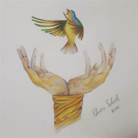 Imagine Dragons album cover #imaginedragons #hands #bird #drawing #sketch #art #artwork #fanart