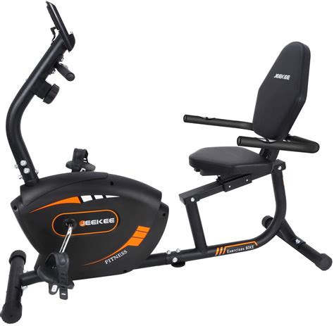 JEEKEE Recumbent Exercise Bike for Adults Seniors - Indoor Magnetic ...