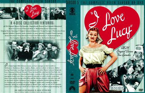 I Love Lucy Season 5 (1955) R1 DVD Covers - DVDcover.Com