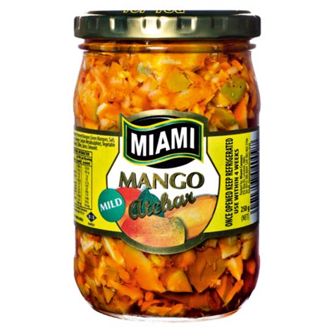 Miami Mango Atchar Mild 400g – The South African Spaza Shop