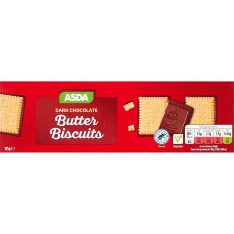 Tesco Dark Chocolate Butter Biscuits (125g) - Compare Prices & Where To ...