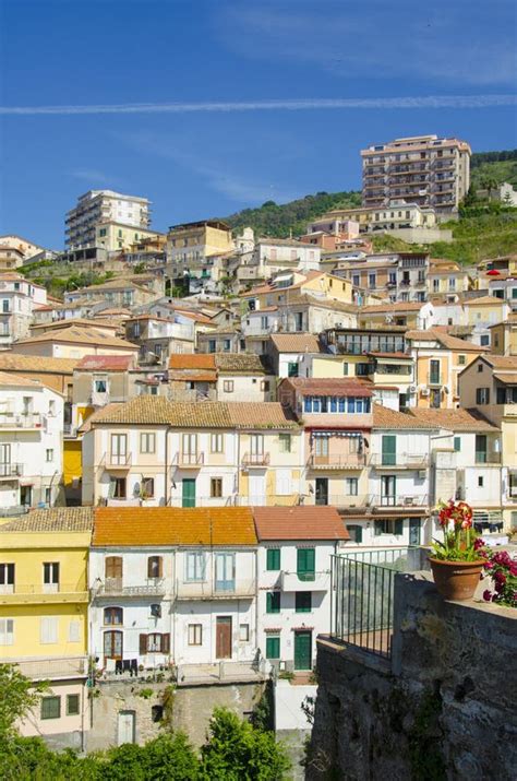 Houses in Pizzo, Italy stock image. Image of vibo, destination - 160749995