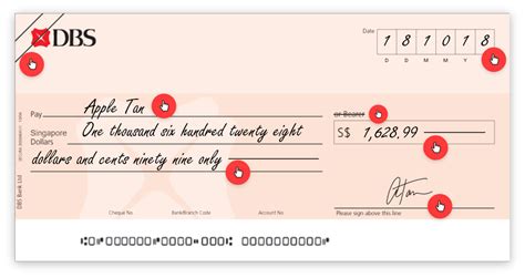 Deposit/Issue a Cheque | POSB Singapore