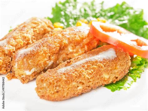 Fish Croquettes Stock Photo | Adobe Stock